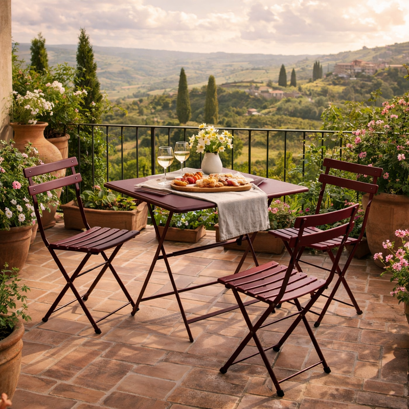 Paterno Kare  Katlanır Masa