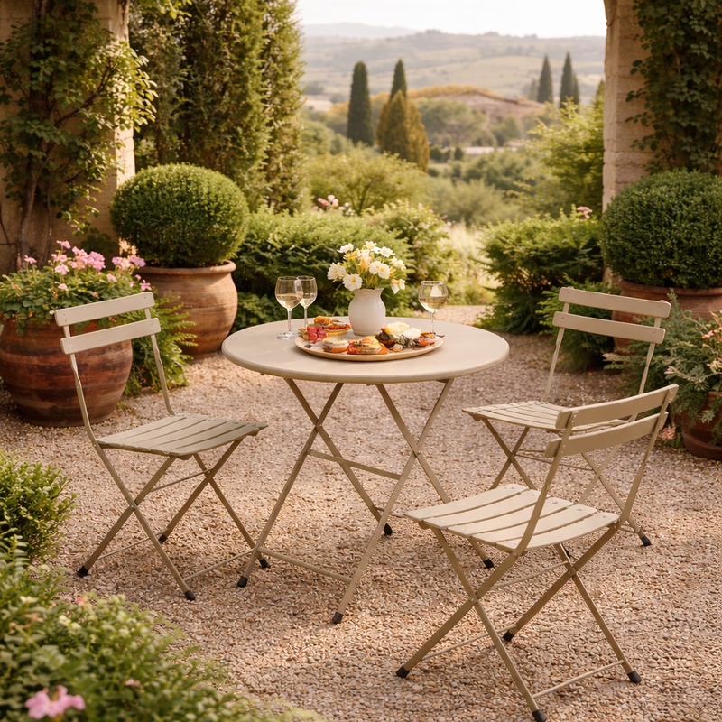 Paterno Yuvarlak Katlanır Masa